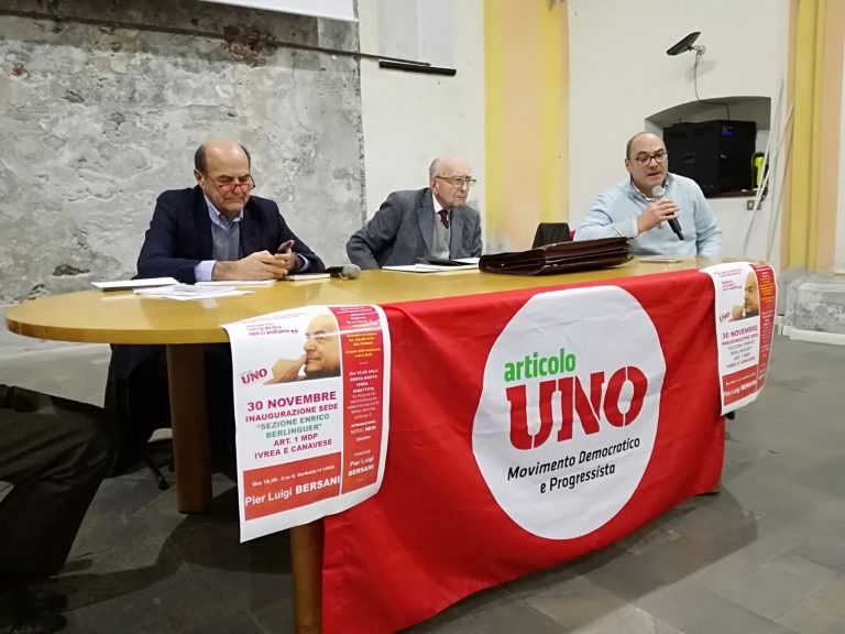 Bersani a Ivrea sulle politiche industriali