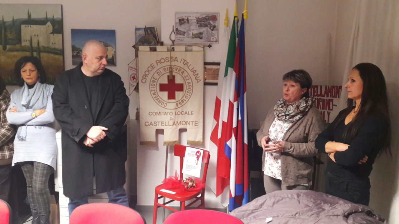 Castellamonte Posto occupato alla CRI per Gloria Rosboch | Foto e video