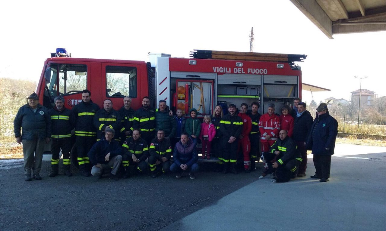 Vigili del fuoco in festa