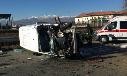 Incidente circonvallazione Rivarolo: c'è l'elisoccorso