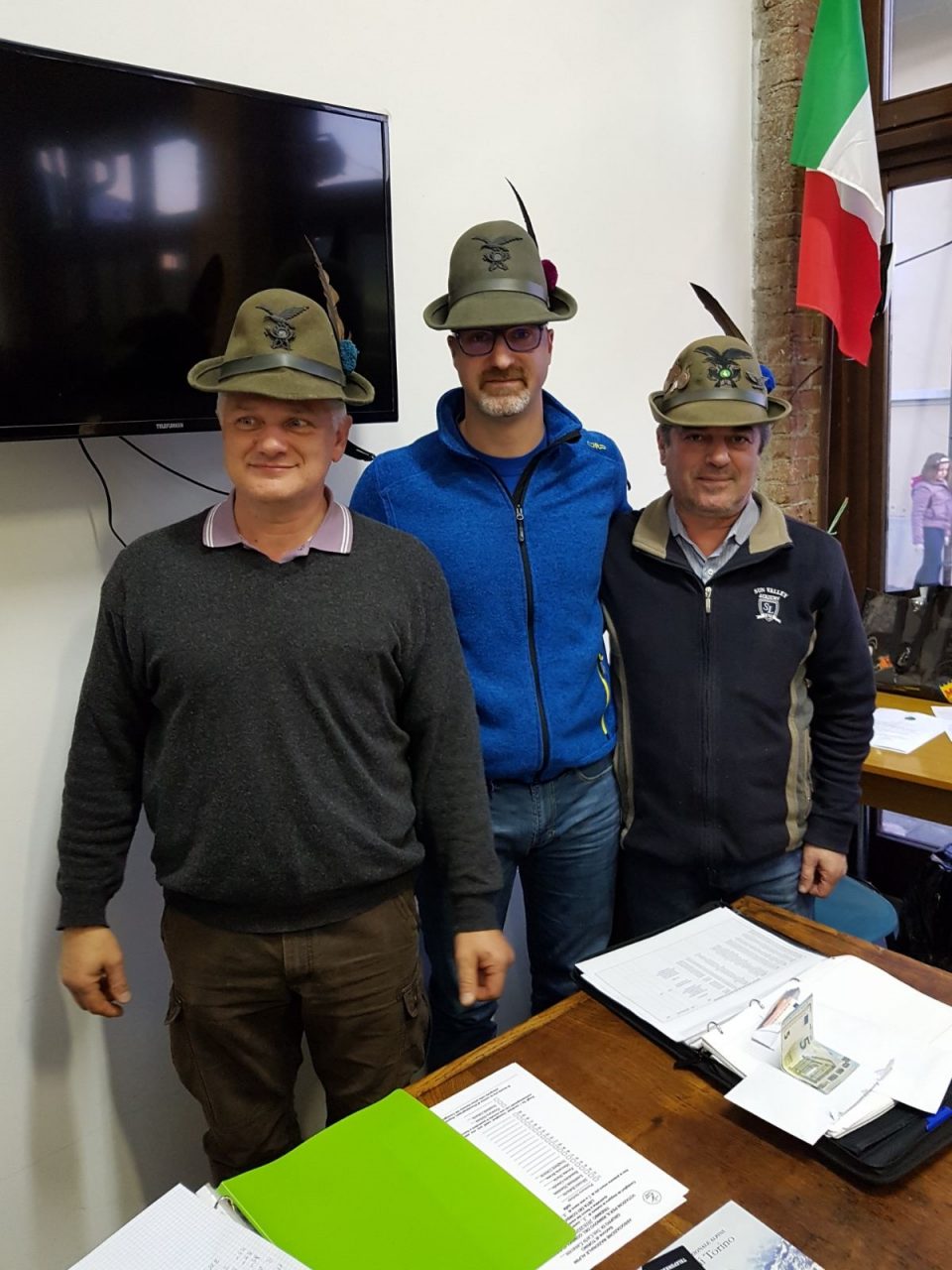 Pizzocaro alla guida degli Alpini di San Carlo