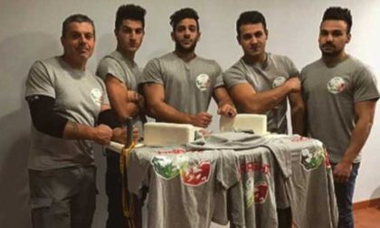 Braccio di ferro ottimi risultati per i canavesani in Coppa Italia