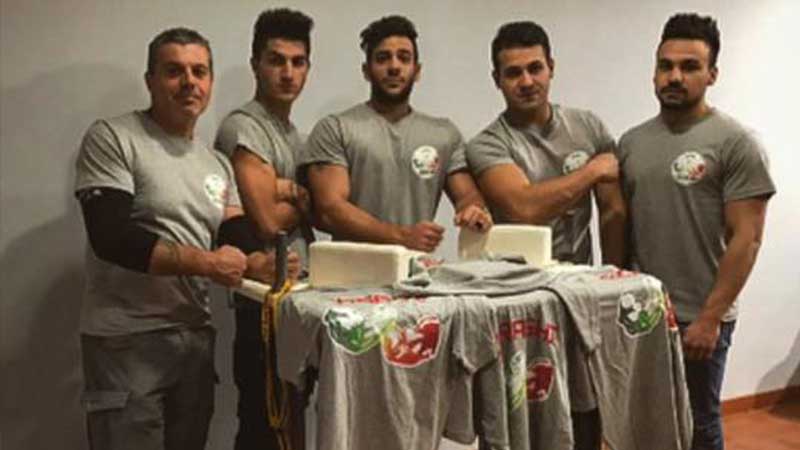 Braccio di ferro ottimi risultati per i canavesani in Coppa Italia