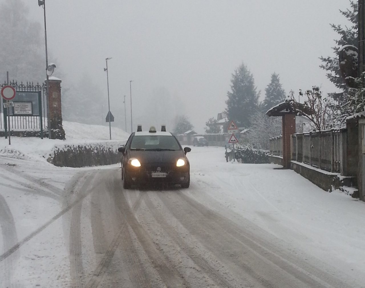 Ladri catturati  nella neve