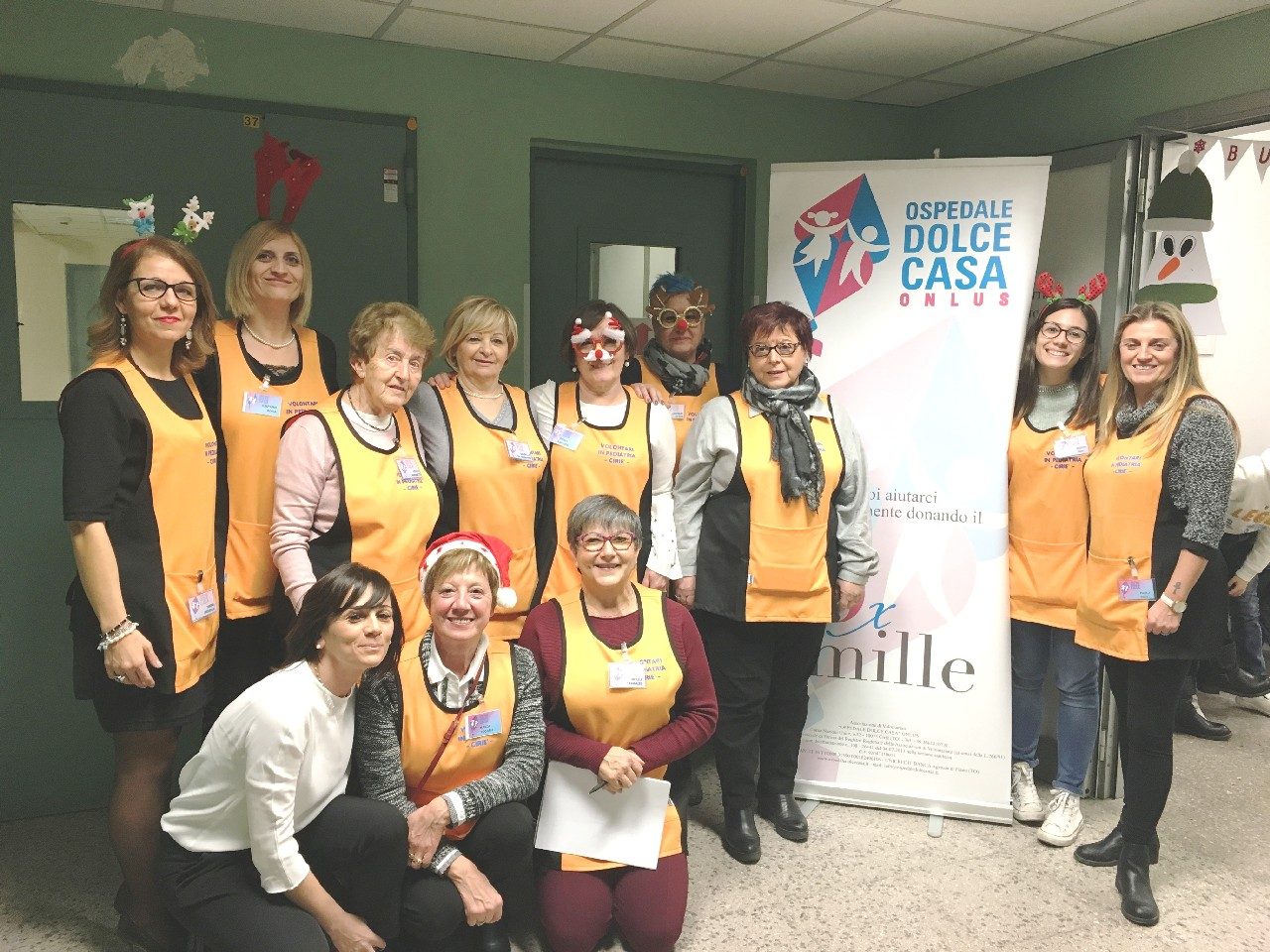 Festa di Natale  in Pediatria a Ciriè