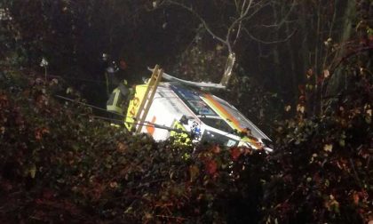 Ambulanza finisce nel fosso morto l'uomo soccorso | Foto e video