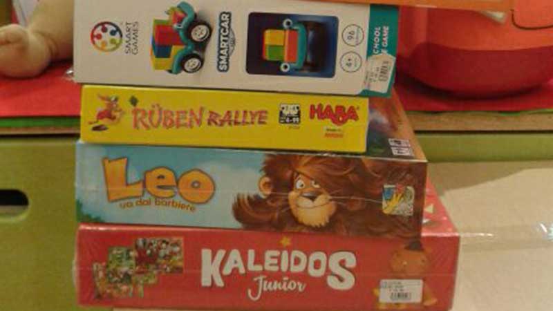 Giochi in scatola questa sera a Fiorano