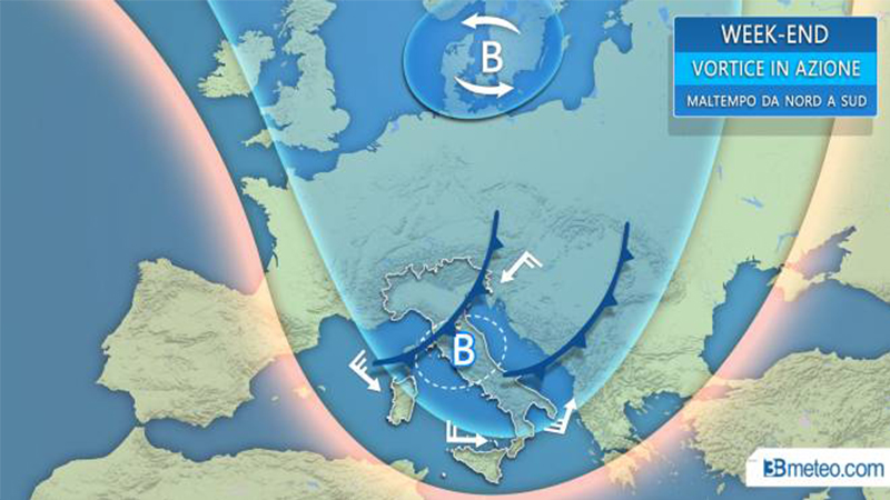 Meteo Canavese le perturbazioni di questi giorni