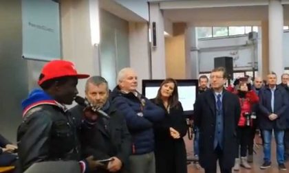 Profugo ciriacese parla a Renzi | Video