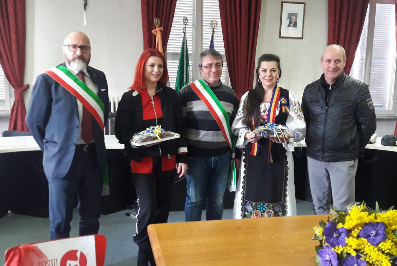 Elena Gheorghe in visita a Castellamonte