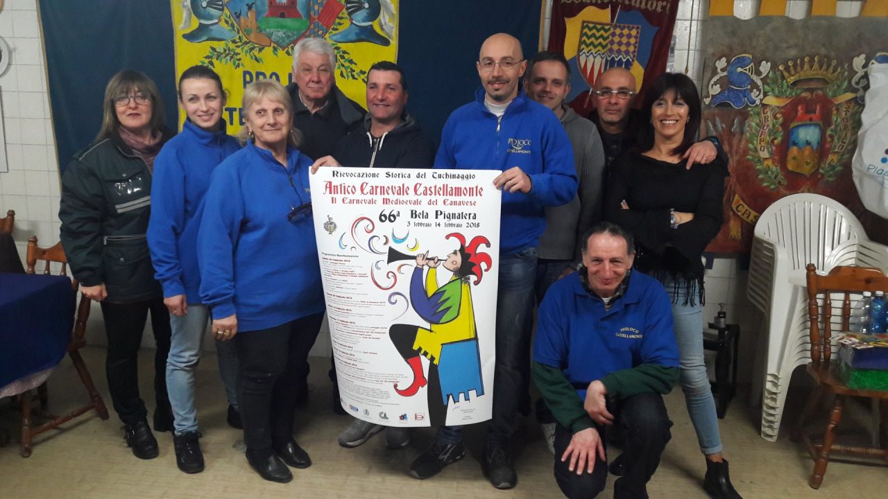 Storico Carnevale di Castellamonte svelati dame terzieri e clavario