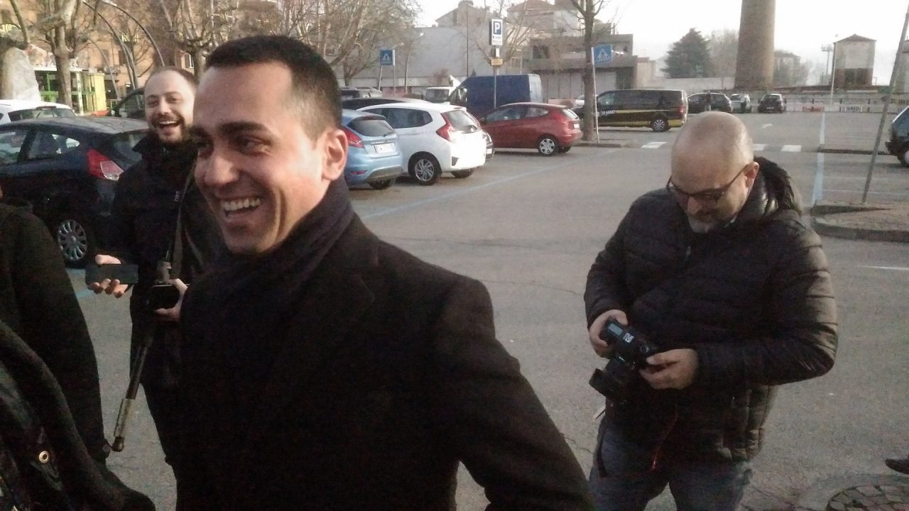 Ivrea Di Maio in città per la campagna elettorale (VIDEO)
