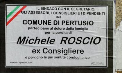 Funerali Michele Roscio oggi a Pertusio