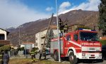 Palo pericolante pompieri intervengono a Borgofranco