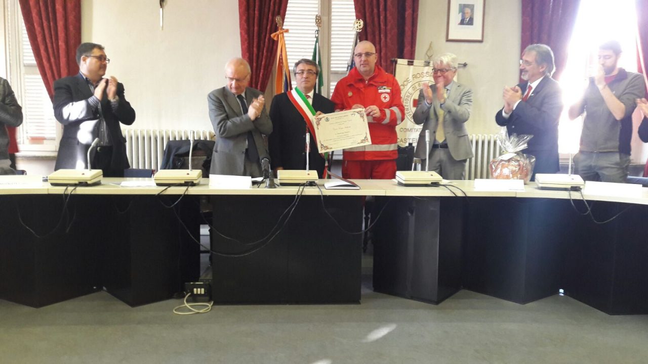 Cri Castellamonte riceve la cittadinanza onoraria