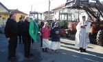 Balangero, piazza gremita di trattori e cavalli