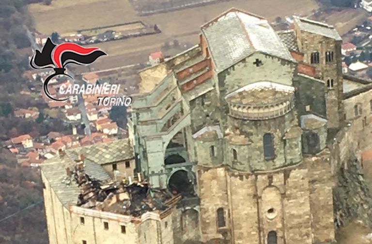 Elinucleo Carabinieri di Volpiano sopralluogo alla Sacra di San Michele