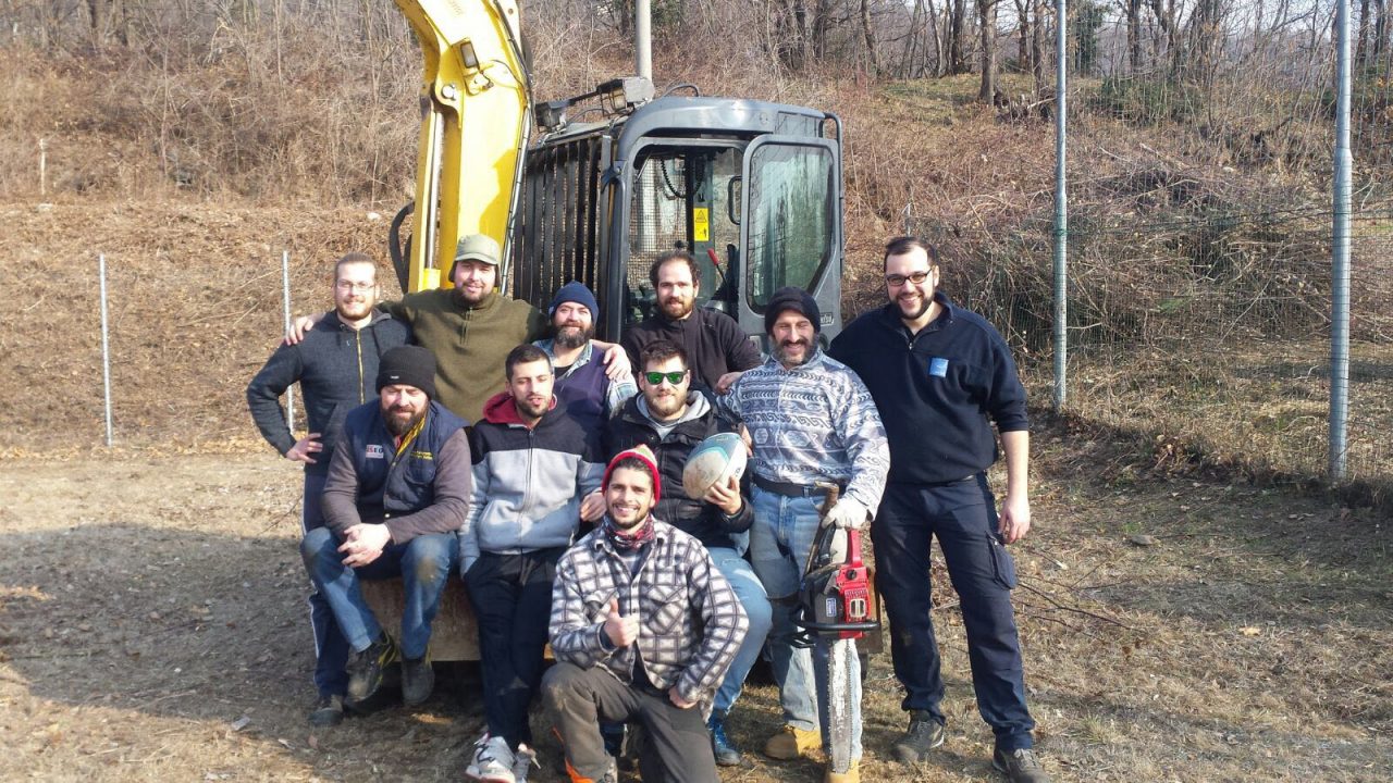 Risistemata area sportiva di frazione Salto