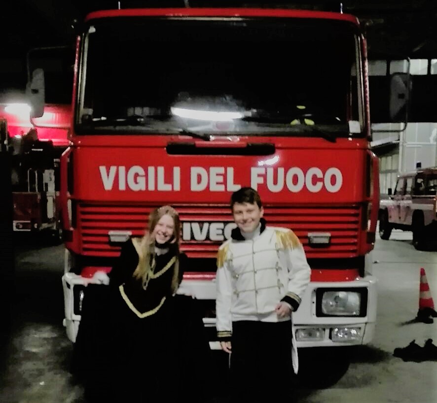 Principi salassesi ospiti dei Vigili del fuoco