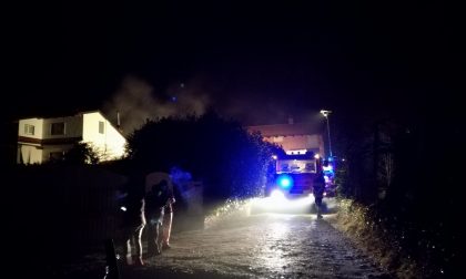 Incendio  casa l'intervento dei Vigili del fuoco