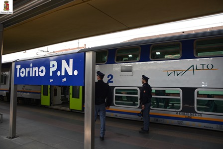 Droga viaggia in treno controlli della Polfer