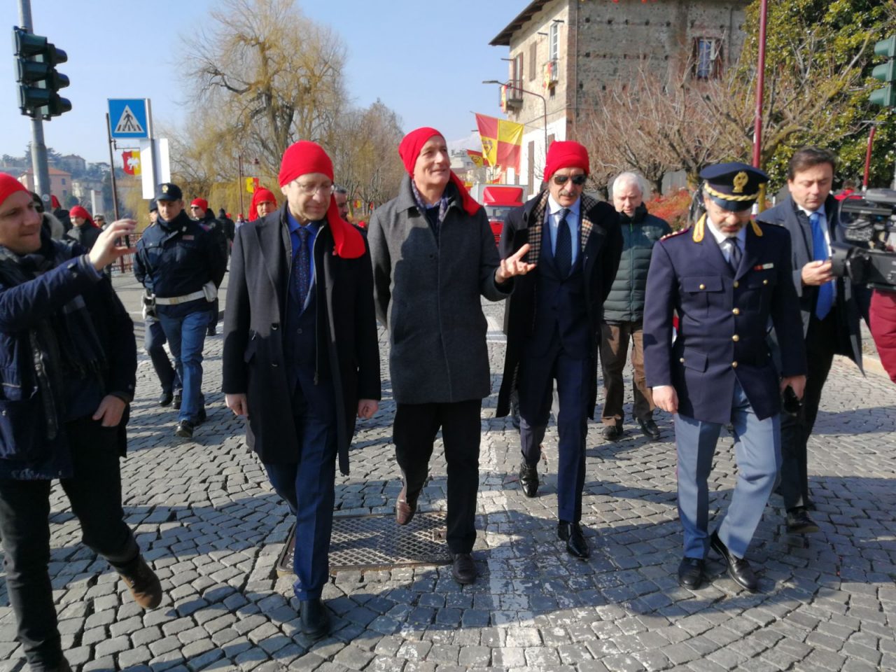 Carnevale Ivrea Gabrielli in visita all’evento