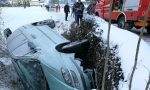 Esce di strada finisce  in ospedale