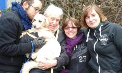 Ritrovata Neve la cagnolina è tornata a casa