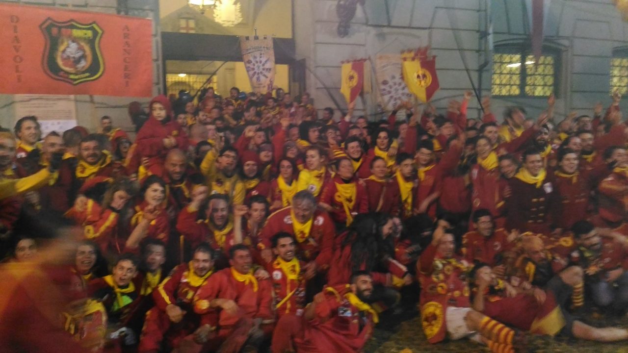Battaglia delle arance 2018 vincono i Diavoli!