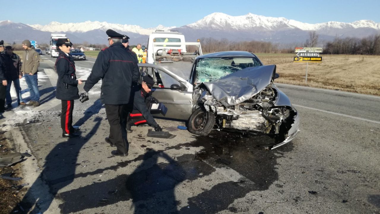 Incidente Ozegna tre persone coinvolte, una è morta | Foto