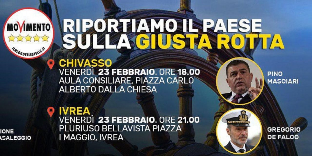 Incontro Movimento Cinque Stelle questa sera a Bellavista