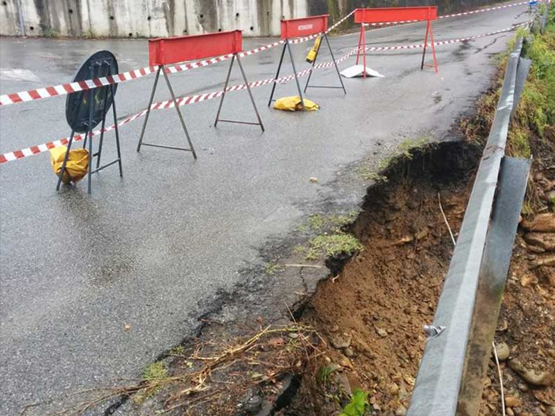 Frana Rivara in arrivo 400mila euro per mettere a posto il manto stradale