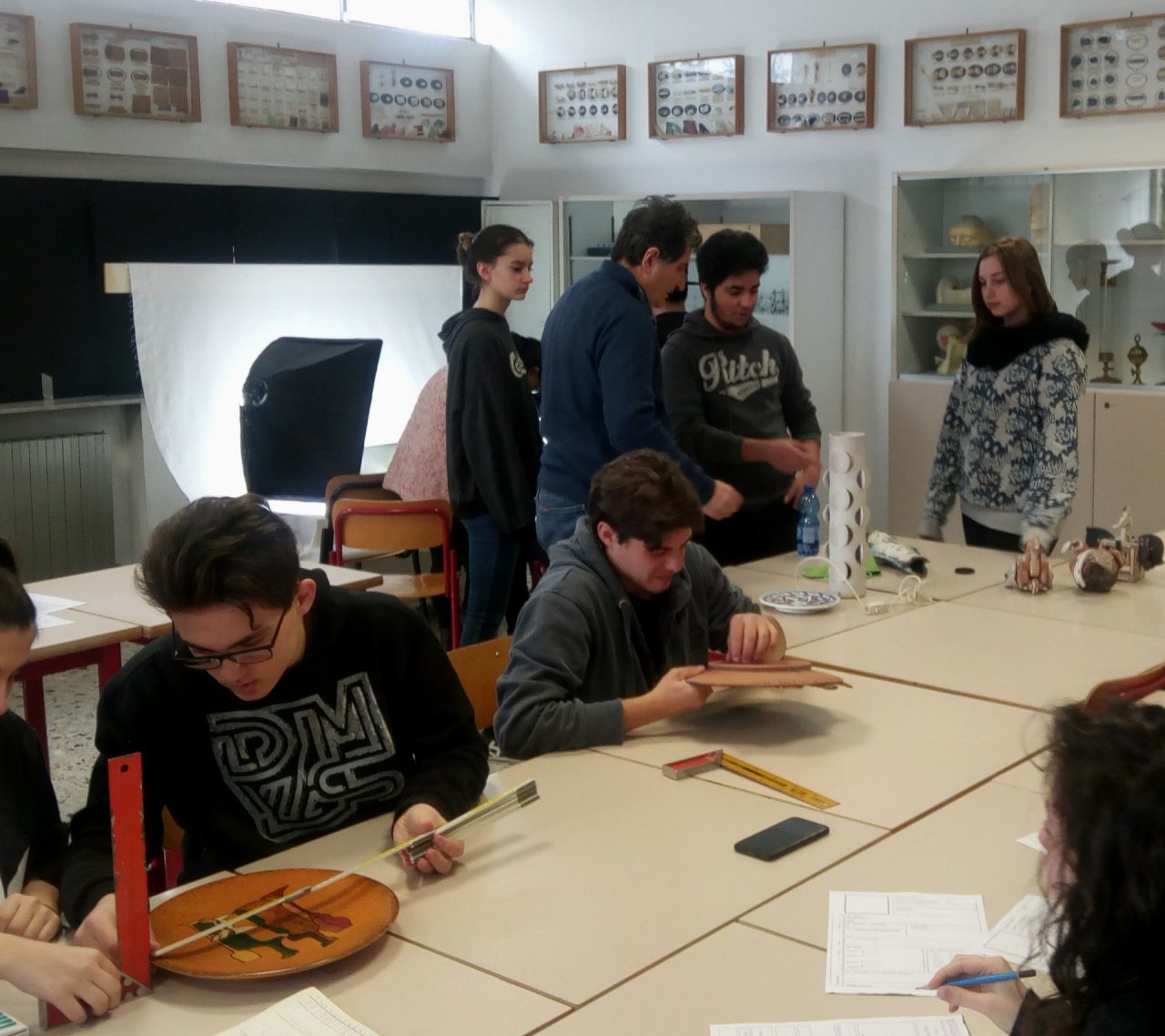 Museo della ceramica, realizzazione e catalogazione dei ragazzi del Faccio