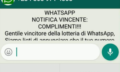 Lotteria Whatsapp, attenzione all'ennesimo falso