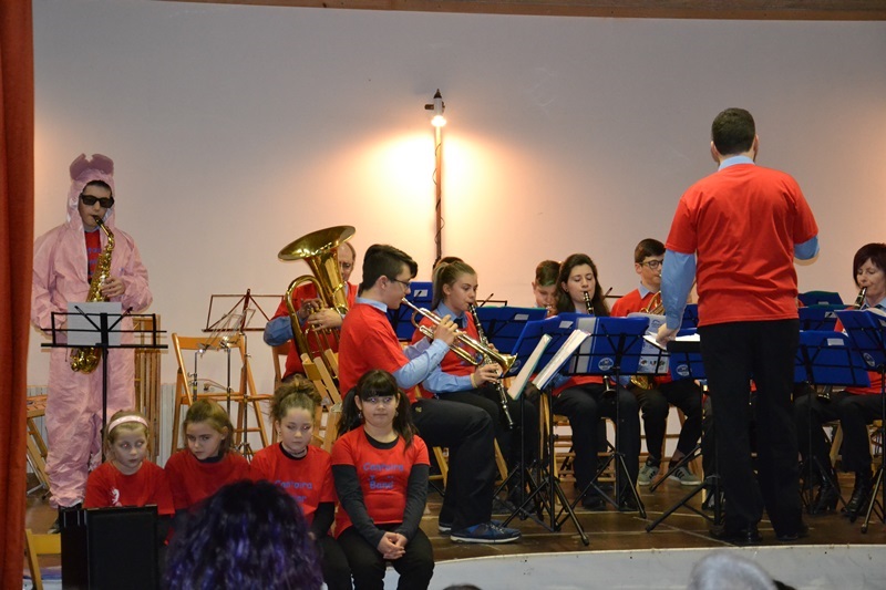 Concerto di Primavera a Cantoira aperto dalla Cantoira Junior Band