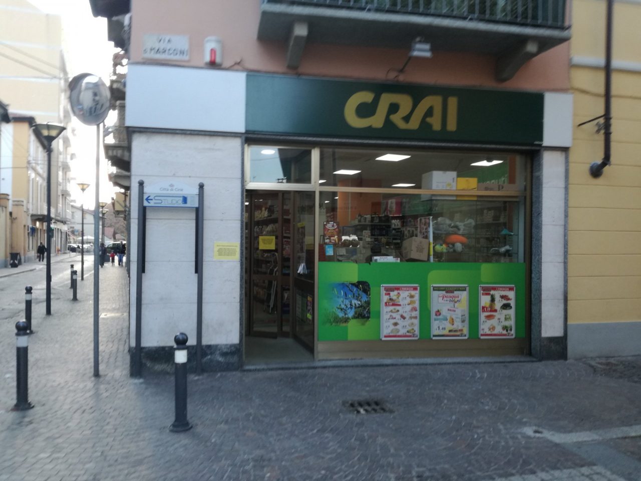 Rapina al Crai ex Morino a Ciriè