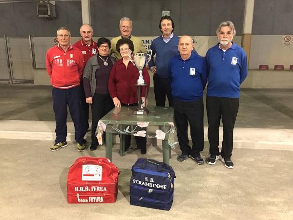 Memorial Augusto Rizzi di bocce, vincono gli strambinesi Zodo e Malatesta