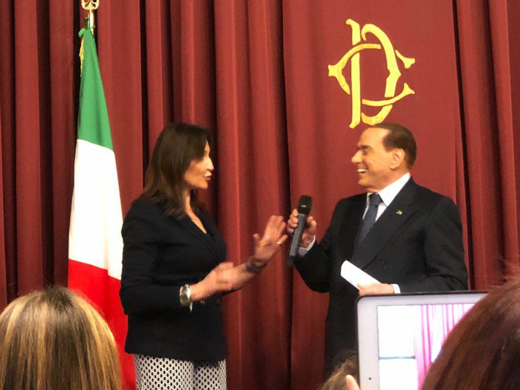 Virginia Tiraboschi a Roma per l’incontro con Berlusconi