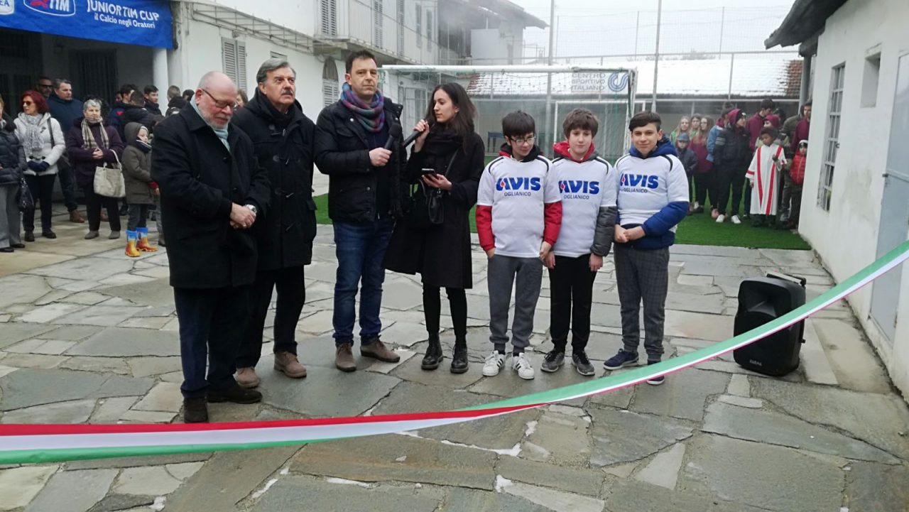 Inaugurazione campo oratorio a Oglianico