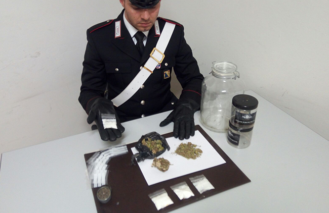 Antidroga Carabinieri di Ivrea arrestano quattro persone