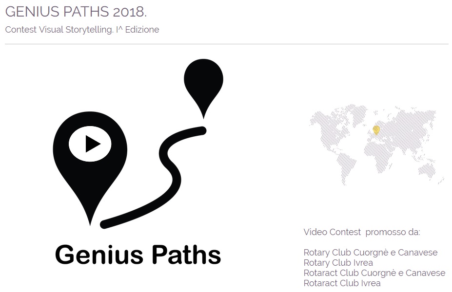 Genius Paths 2018 concorso visual storytelling per le scuole canavesane