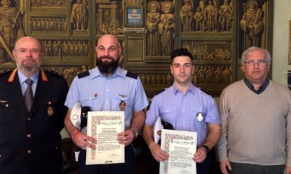 Polizia municipale di Volpiano encomio solenne per due agenti