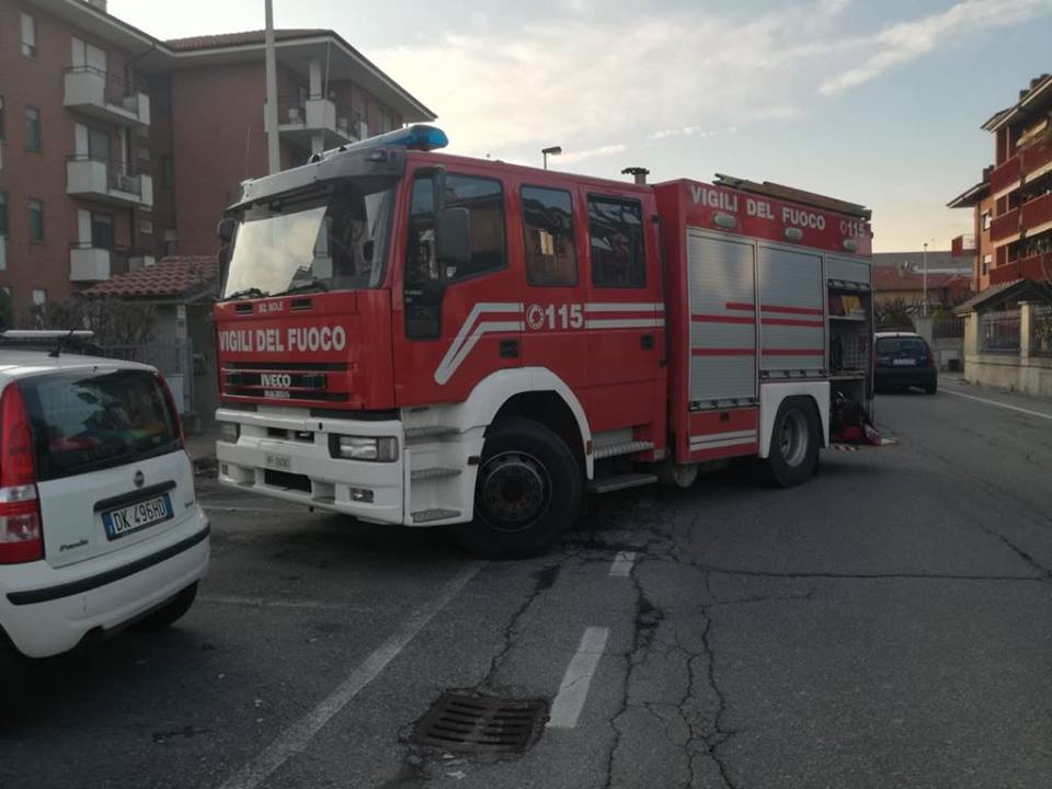 Ciriè, fuga di gas in via Vigna… ma era un falso allarme
