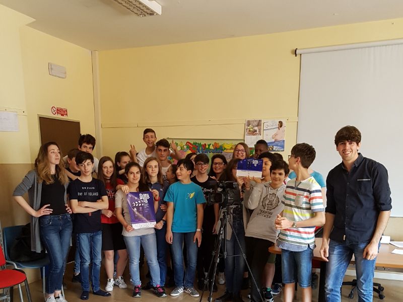 Studenti medie premiati  al Film Festival