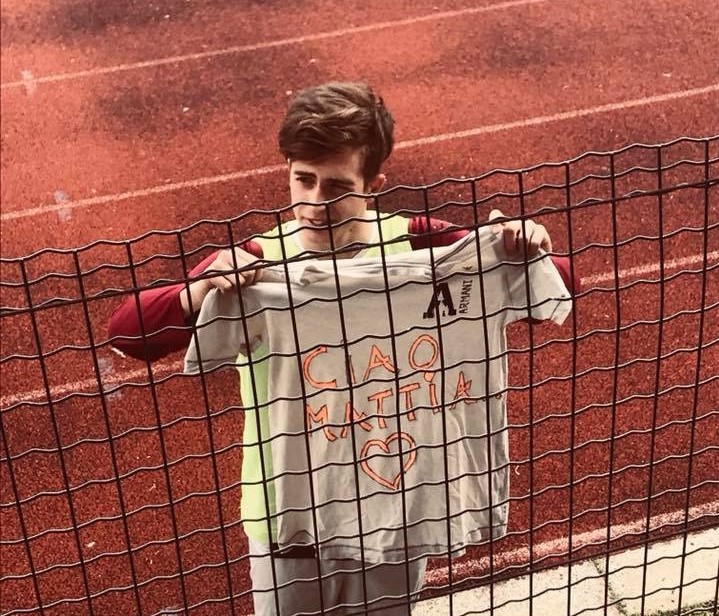 Calciatori canavesani ricordano l’amico Mattia