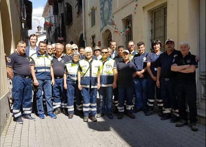 Camminata a Belmonte con la Protezione civile