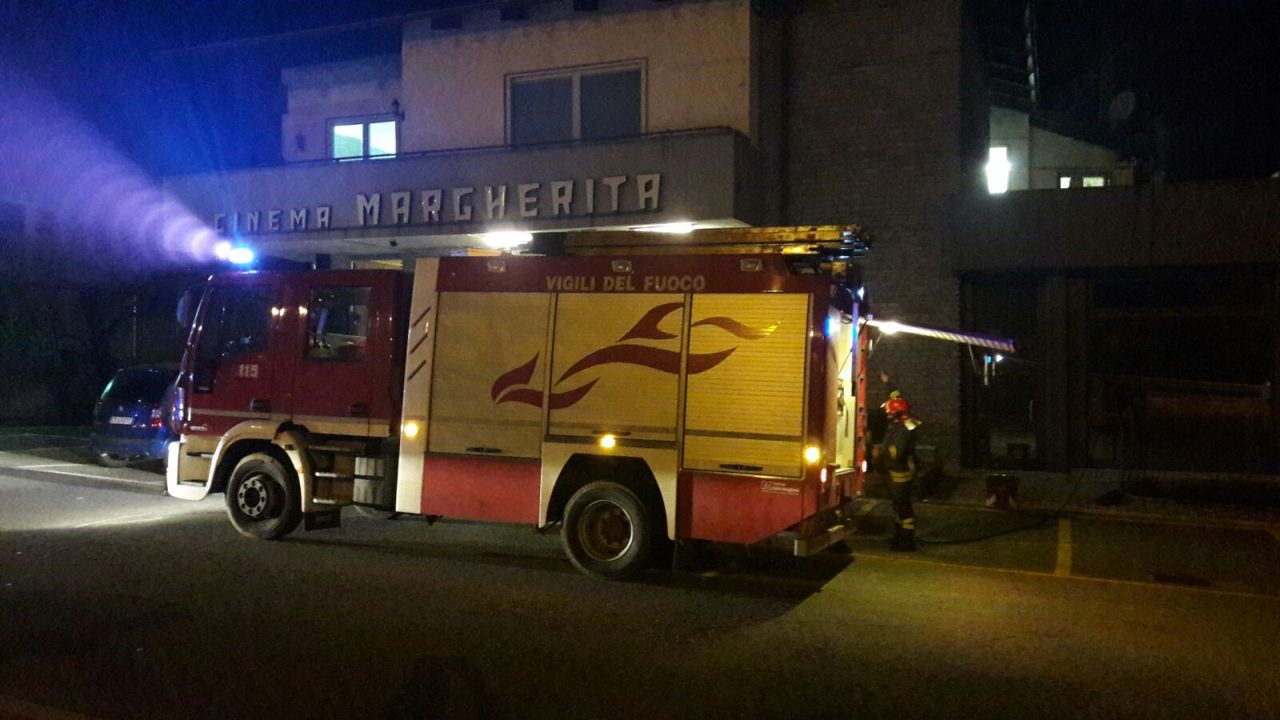 Principio di incendio al Margherita