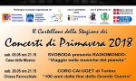 Concerti di Primavera 2018 con sei spettacoli tra maggio e giugno