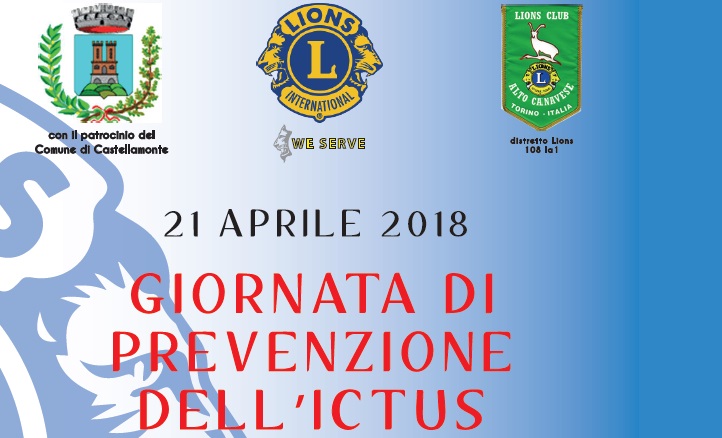 Lions Club Alto Canavese giornata di prevenzione dell’ictus