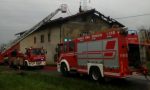 Mathi, a fuoco tetto in località Vauda